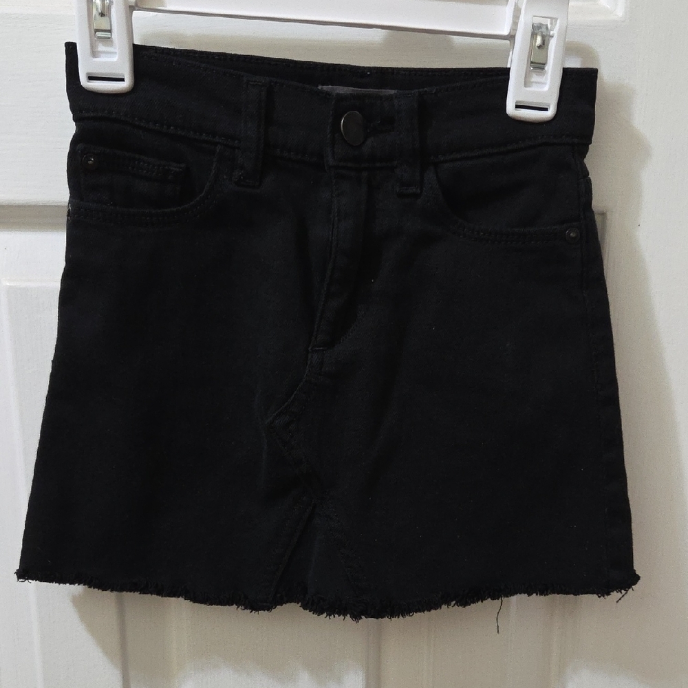 DL1961 Charcoal Denim Skirt